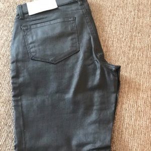 Loft modern skinny coated jeans